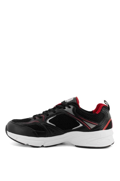LOTTO ATHENS 3FX SİYAH KIRMIZI COMFORT CASUAL ERKEK SPOR AYAKKABISI - 4