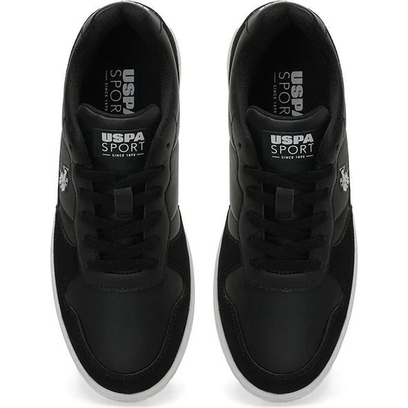 U.S.POLO ASSN CHARLIZE 4FX SİYAH BEYAZ COMFORT CASUAL GÜNLÜK SPOR AYAKKABISI - 6