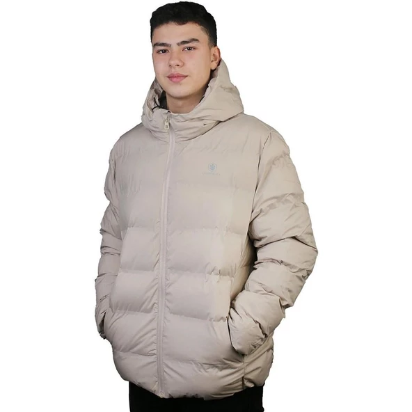 LUMBERJACK NOLAN 2SN22 3PR BEJ  KAPŞONLU ERKEK SPOR MONT - Resim 2