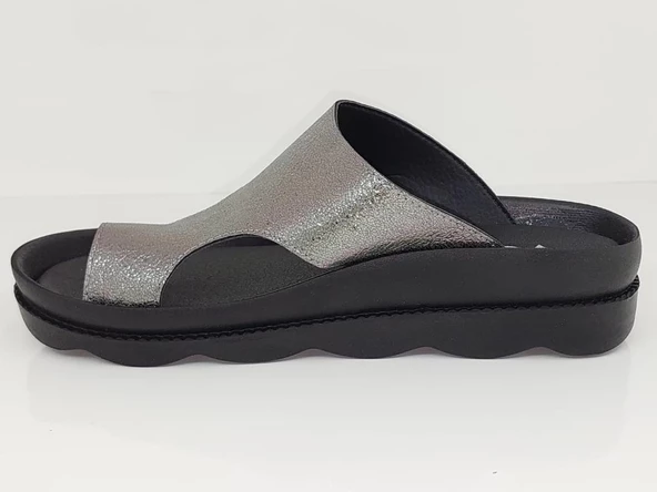 VOGA 1742 PLATİN ÇATLAK COMFORT CASUAL ANATOMİK PARMAK ARASI TERLİK - 3