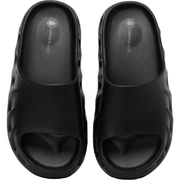 LUMBERJACK DALEV 3FX SİYAH COMFORT CASUAL ANATOMİK GÜNLÜK &PLAJ TERLİĞİ - 5