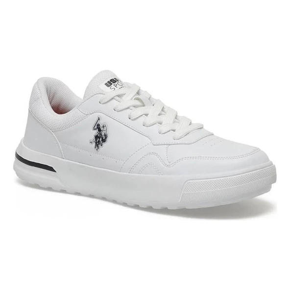 U.S.POLO ASSN.SAMPO 4FX BEYAZ LACİVERT COMFORT CASUAL SPOR AYAKKABI - 3