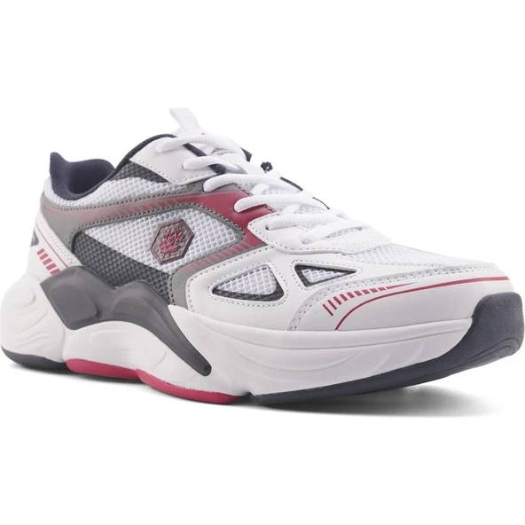 LUMBERJACK TECH 4FX BEYAZ KIRMIZI COMFORT CASUAL ANATOMİK SPOR AYAKKABISI