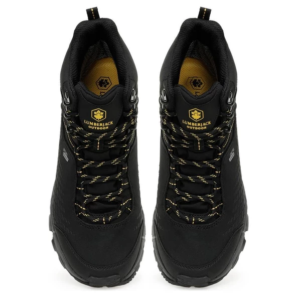 LUMBERJACK FLAKE HI G 3PR SİYAH SARI  SU GEÇİRMEZ WATERPROFF OUTDOOR BOT - 4