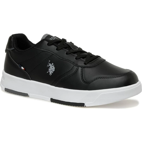 U.S.POLO ASSN ANDREI 3PR SİYAH-BEYAZ COMFORT CASUAL GÜNLÜK SPOR AYAKKABISI - Resim 3