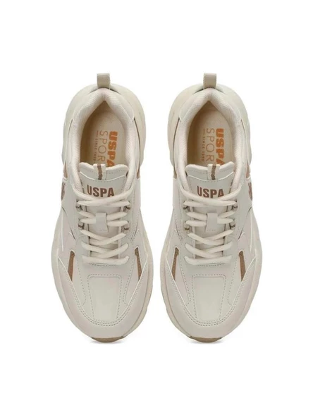 U.S.POLO ASSN.ISABELLA 4PR BEJ COMFORT CASUAL ANATOMİK SPOR AYAKKABI - 7