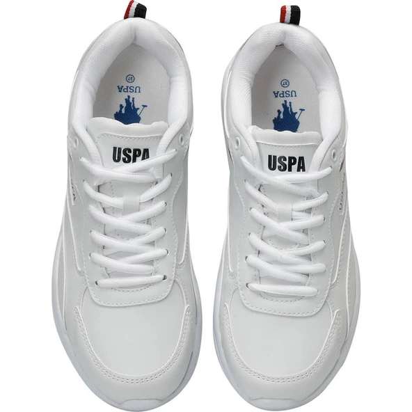 U.S.POLO ASSN TRACEY 4PR BEYAZ comfort casual anatomik spor ayakkabısı - 6