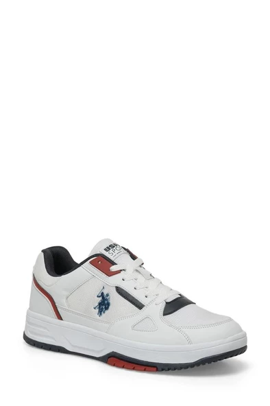U.S.POLO ASSN MYSTERIO 4FX BEYAZ LACİ KIRMIZI COMFORT CASUAL SPOR AYAKKABISI - Resim 2