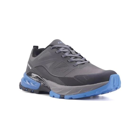 LOTTO HUNTER 3PR GRİ MAVİ SU GEÇİRMEZ WATERPROFF ANATOMİK OUTDOOR AYAKKABISI - 3