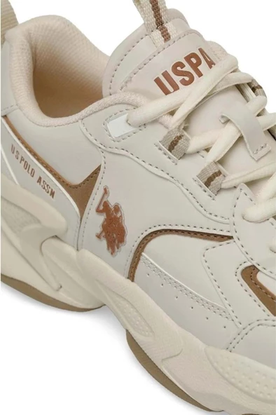 U.S.POLO ASSN.ISABELLA 4PR BEJ COMFORT CASUAL ANATOMİK SPOR AYAKKABI - 8