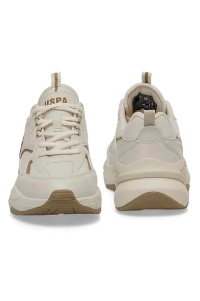 U.S.POLO ASSN.ISABELLA 4PR BEJ COMFORT CASUAL ANATOMİK SPOR AYAKKABI - 6