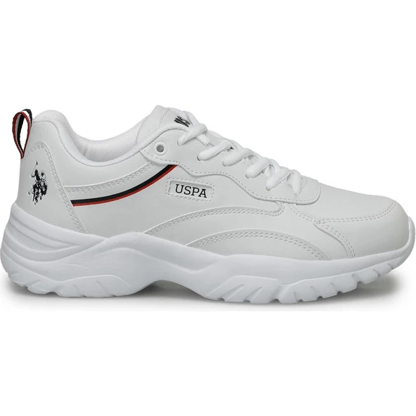 U.S.POLO ASSN TRACEY 4PR BEYAZ comfort casual anatomik spor ayakkabısı - 3