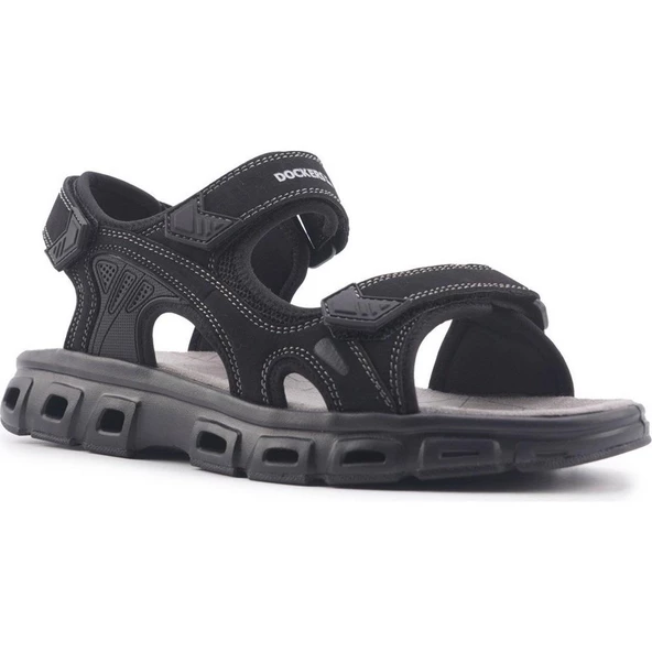 DOCKERS 236810 4FX SİYAH COMFORT CASUAL ANATOMİK ÇIRTLI SPOR SANDALET - 4