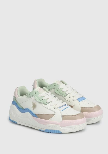 U.S.POLO ASSN JUDY 4FX BEJ COMFORT CASUAL ANATOMİK SPOR AYAKKABISI - Resim 3