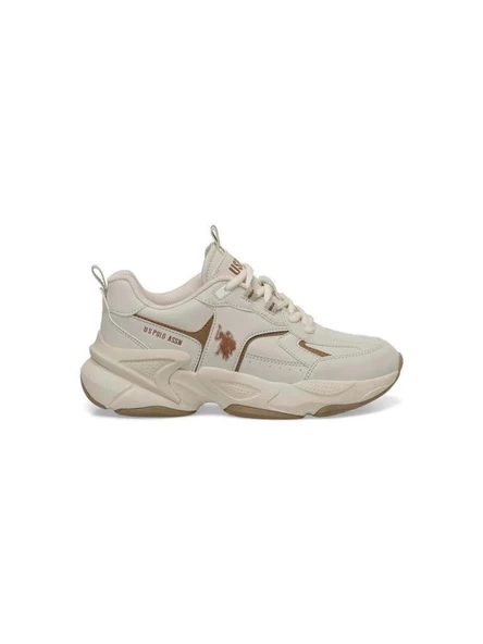 U.S.POLO ASSN.ISABELLA 4PR BEJ COMFORT CASUAL ANATOMİK SPOR AYAKKABI - 3