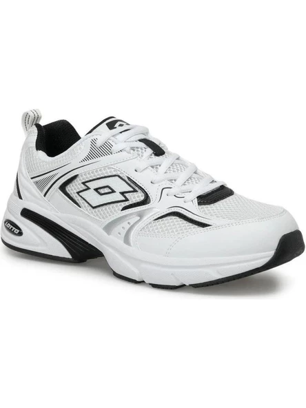 LOTTO ATHENS 4FX BEYAZ SİYAH comfort casual anatomik koşu yürüyüş ayakkabısı - Resim 2