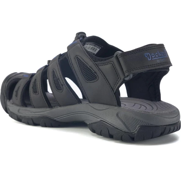 DOCKERS 234715 SİYAH COMFORT CASUAL ANATOMİK TABAN SPOR SANDALET - 5