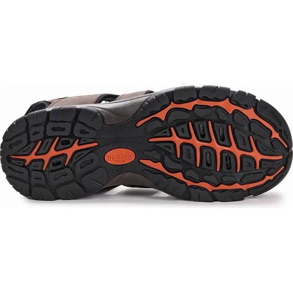 DOCKERS 234715 3FX KAHVE COMFORT CASUAL GÜNLÜK ANATOMİK SPOR SANDALET - 7