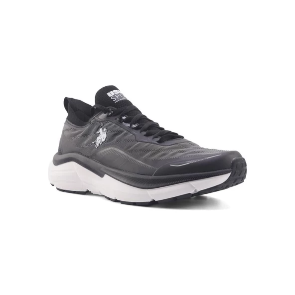 U.S.POLO ASSN STEVEN 4FX SİYAH SİYAH COMFORT CASUAL SPOR AYAKKABI - 3