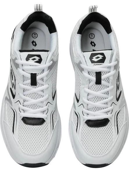 LOTTO ATHENS 4FX BEYAZ SİYAH comfort casual anatomik koşu yürüyüş ayakkabısı - Resim 6