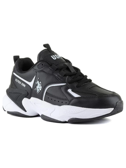 U.S.POLO ASSN.ISABELLA 4PR SİYAH COMFORT CASUAL ANATOMİK SPOR AYAKKABISI - 3