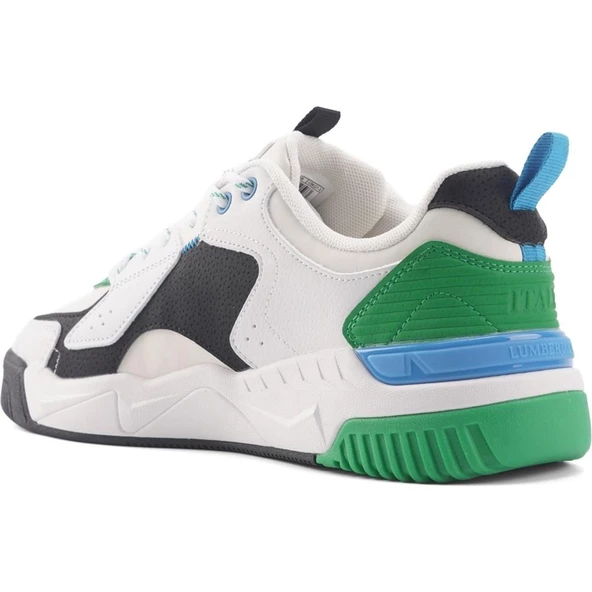 LUMBERJACK MANGA 4FX BEYAZ YEŞİL COMFORT CASUAL ANATOMİK SPOR AYAKKABISI - 4