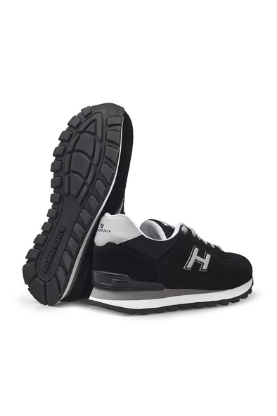 HAMMER JACK 19250 HAKİKİ DERİ SİYAH-GRİ COMFORT CASUAL SPOR AYAKKABI - 5