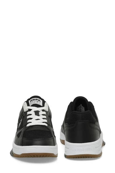 U.S.POLO ASSN MYSTERIO 4FX SİYAH BEYAZ COMFORT CASUAL ANATOMİK SPOR AYAKKABI - Resim 7