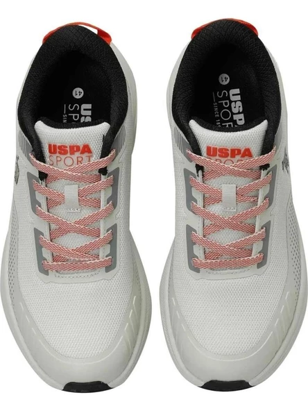 U.S.POLO ASSN.GERRARD 4PR KIRIK BEYAZ COMFORT CASUAL SPOR AYAKKABI - Resim 5