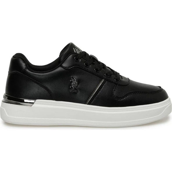 U.S.POLO ASSN.ALKA 4FX SİYAH COMFORT CASUAL GÜNLÜK SPOR AYAKKABISI - Resim 3