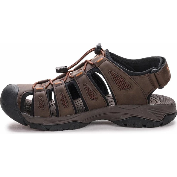 DOCKERS 234715 3FX KAHVE COMFORT CASUAL GÜNLÜK ANATOMİK SPOR SANDALET - 4