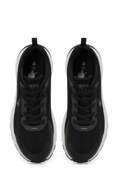 U.S.POLO ASSN JAVI 4FX SİYAH COMFORT CASUAL ANATOMİK SPOR AYAKKABISI - Resim 6