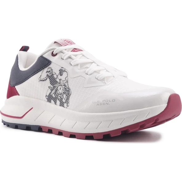 U.S.POLO ASSN CROUNCH 4FX BEYAZ COMFORT CASUAL ANATOMİK SPOR AYAKKABISI - Resim 4