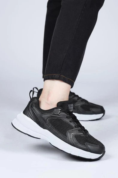 JUMP 28712 SİYAH BEYAZ COMFORT CASUAL ANATOMİK SPOR AYAKKABISI - 4