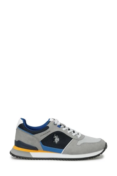 U.S.POLO ASSN TIZIAN 4FX GRİ COMFORT CASUAL ANATOMİK SPOR AYAKKABI - Resim 3