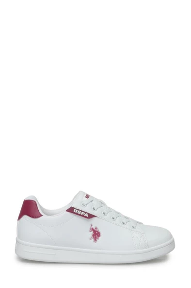 U.S.POLO ASSN COSTA 4FX BEYAZ BORDO COMFORT CASUAL ANATOMİK SNEAKER - 3