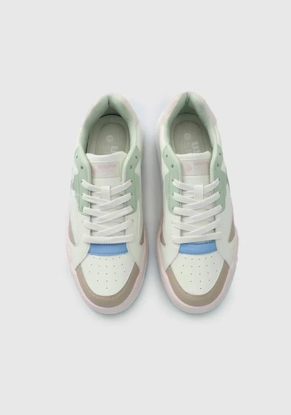 U.S.POLO ASSN JUDY 4FX BEJ COMFORT CASUAL ANATOMİK SPOR AYAKKABISI - Resim 6