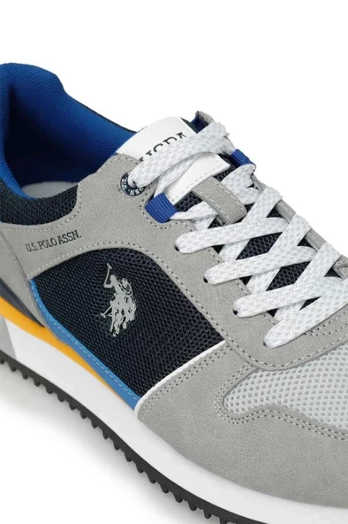 U.S.POLO ASSN TIZIAN 4FX GRİ COMFORT CASUAL ANATOMİK SPOR AYAKKABI - Resim 9