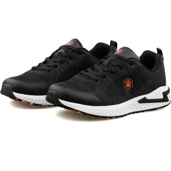 LUMBERJACK VENDER 3FX SİYAH MEMORY FOAM HAFIZALI TABAN COMFORT SPOR AYAKKABISI - Resim 4