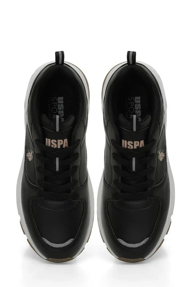 U.S.POLO ASSN.SORLEY 4PR SİYAH COMFORT CASUAL ANATOMİK SPOR AYAKKABISI - 5