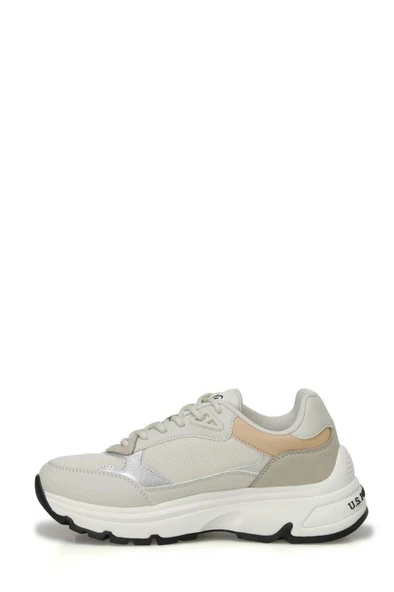 U.S.POLO ASSN.VIAVAI 4PR BEJ COMFORT CASUAL ANATOMİK SPOR AYAKKABISI - 4