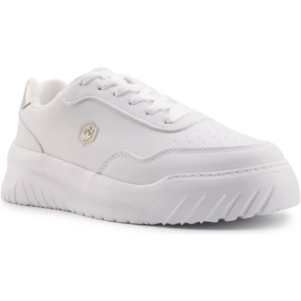LUMBERJACK RYNERA 4FX BEYAZ ALTIN COMFORT CASUAL GÜNLÜK SNEAKER - 3