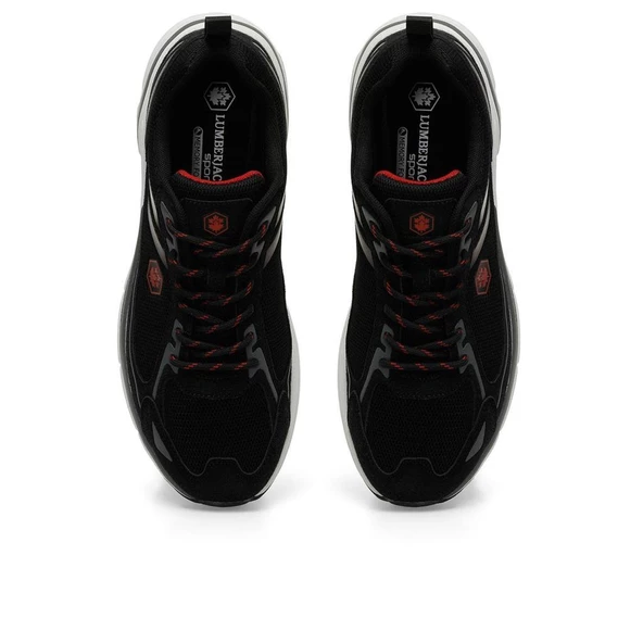 LUMBERJACK TRUE 4FX SİYAH KIRMIZI COMFORT CASAUL ANATOMİK SPOR AYAKKABISI - 6