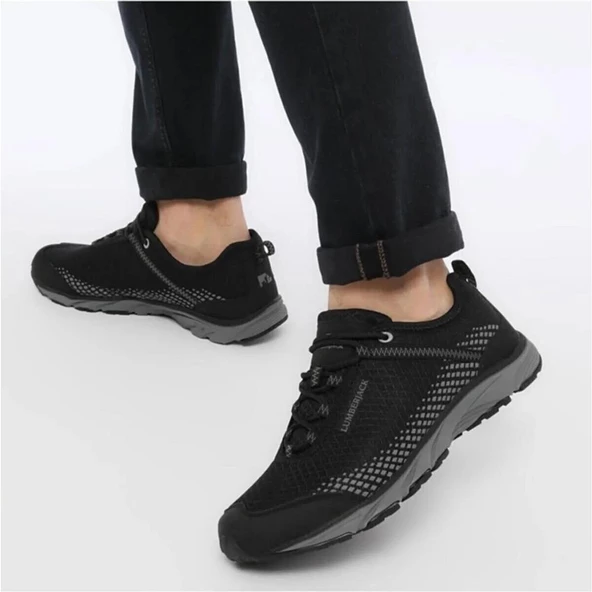 LUMBERJACK DARE 4FX SİYAH 46/47 ÖZEL BÜYÜK NO XXL COMFORT ANATOMİK SPOR AYAKKABI - 7
