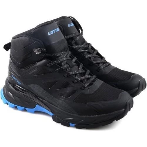 LOTTO HUNTER HI 3PR SİYAH MAVİ SU GEÇİRMEZ WATERPROFF OUTDOOR BOT AYAKKABI - 3