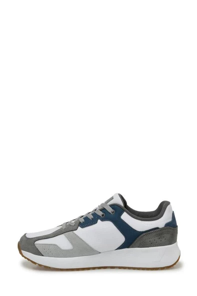 U.S.POLO ASSN PETER SU 4FX BEYAZ GRİ COMFORT CASUAL GÜNLÜK SPOR AYAKKABISI - 5