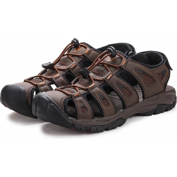 DOCKERS 234715 3FX KAHVE COMFORT CASUAL GÜNLÜK ANATOMİK SPOR SANDALET - 5