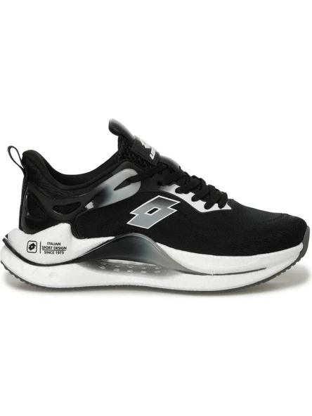 LOTTO SIENA 4PR SİYAH BEYAZ COMFORT CASUAL ANATOMİK SPOR AYAKKABISI - Resim 3
