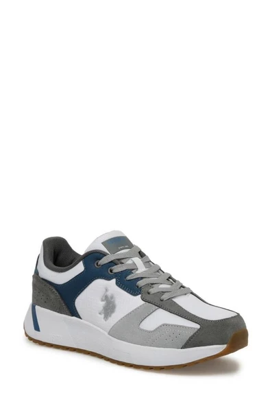 U.S.POLO ASSN PETER SU 4FX BEYAZ GRİ COMFORT CASUAL GÜNLÜK SPOR AYAKKABISI