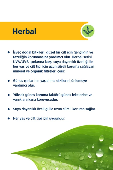 Celenes Herbal Renkli Güneş Koruyucu Dry Touch  50 Spf- 50 ml - 2